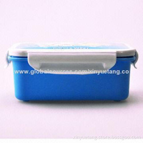 Popular Plastic Lunch Box, BPA Free for Kids, Made of PP Material